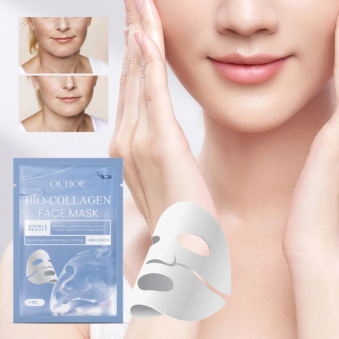 Fading Wrinkle Moisturizing And Whitening Skin Mask