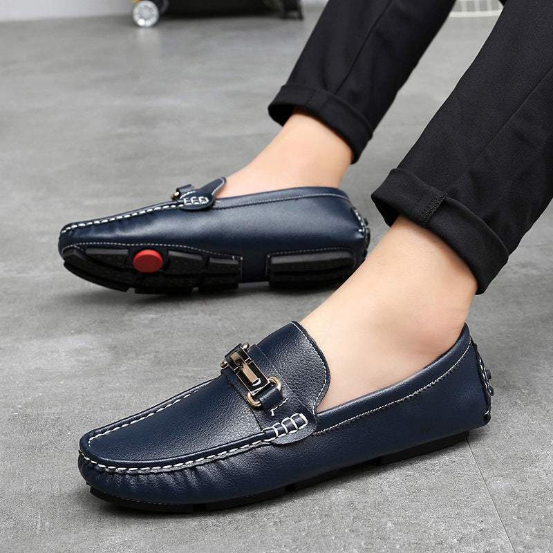 Men's Shoes, Lightweight One-step Casual Leather Shoes