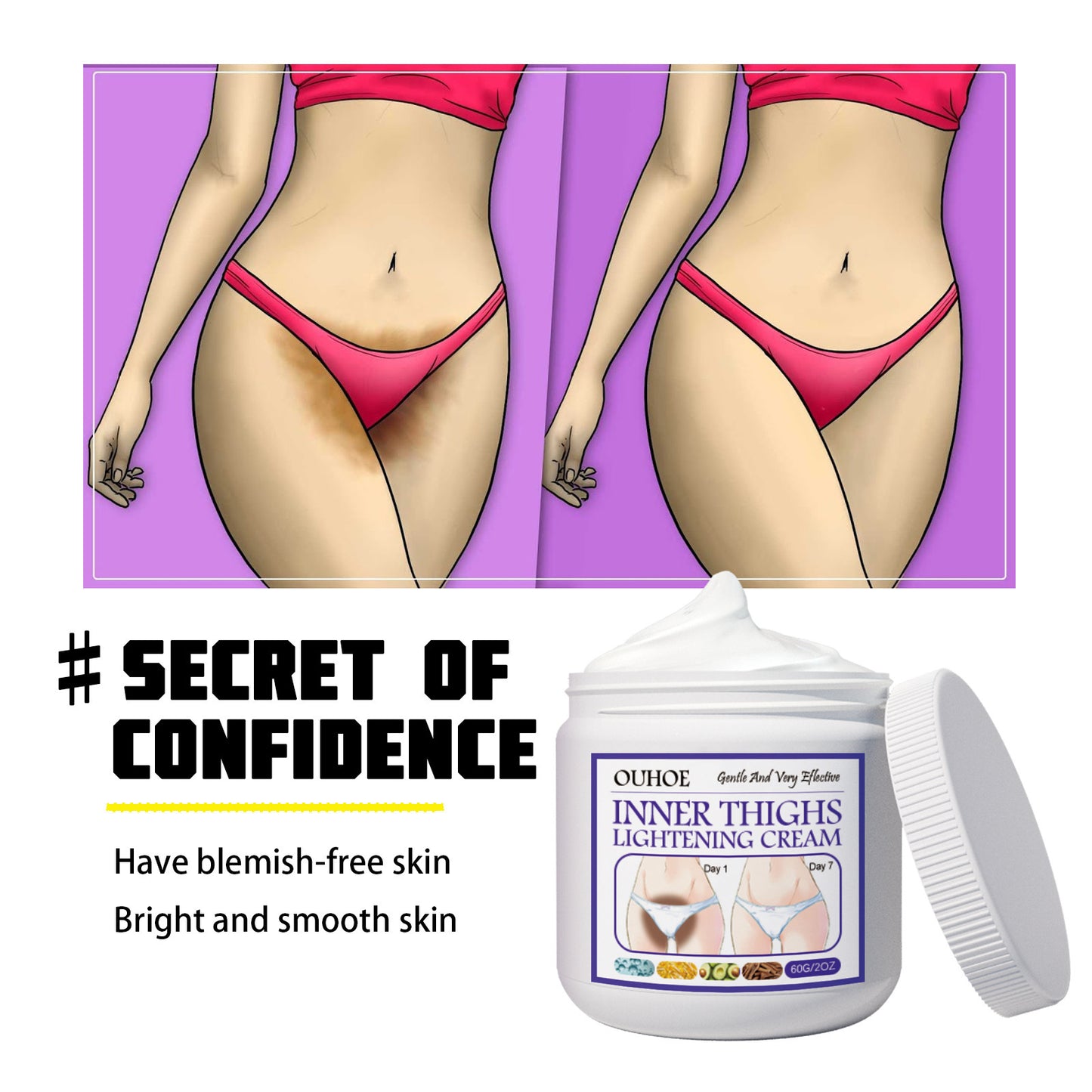 Inner Thigh Skin Cream Whitening