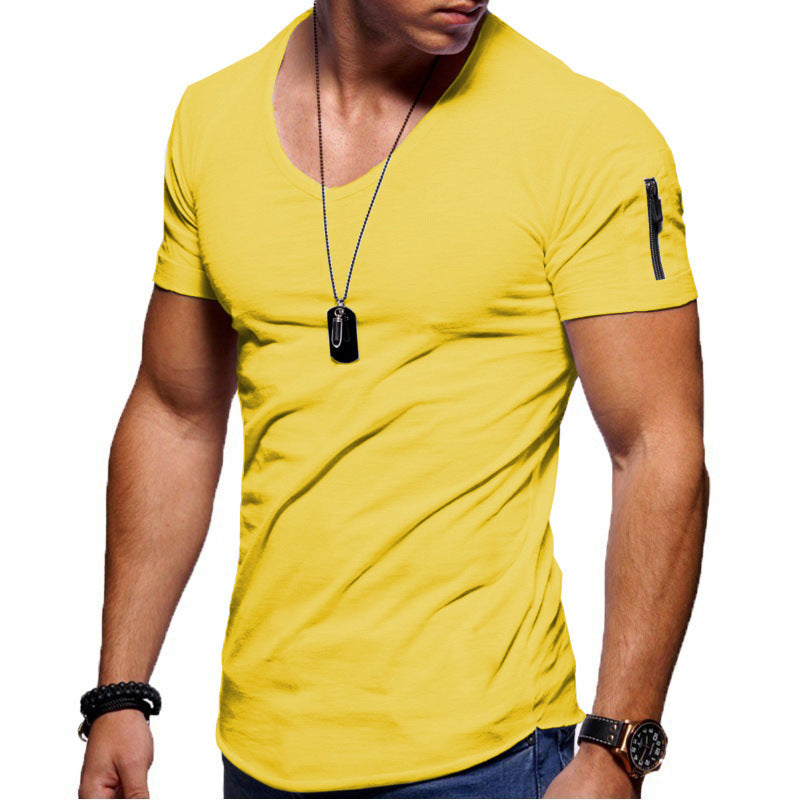 Men's Short Sleeve Cotton Casual T-shirt