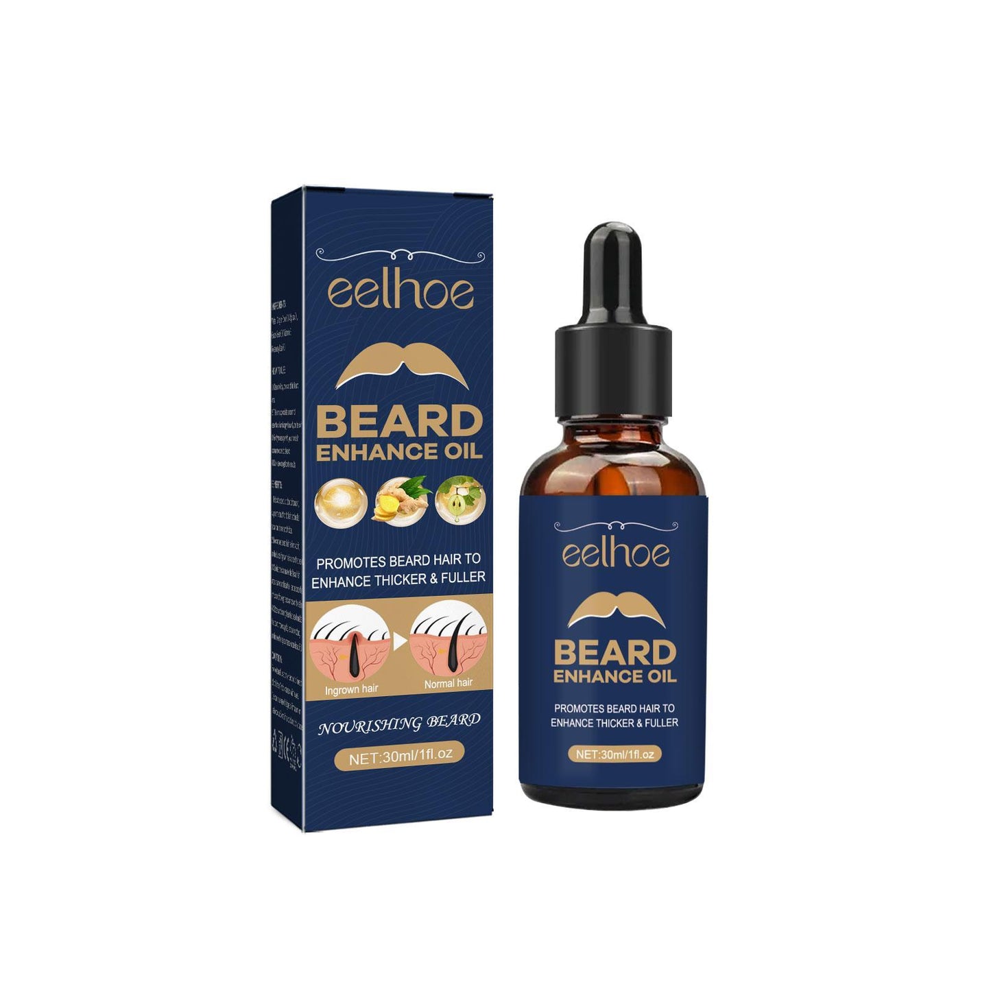 EELHOE Beard Care Oil: Nourish, Strengthen, and Enhance Beard Growth