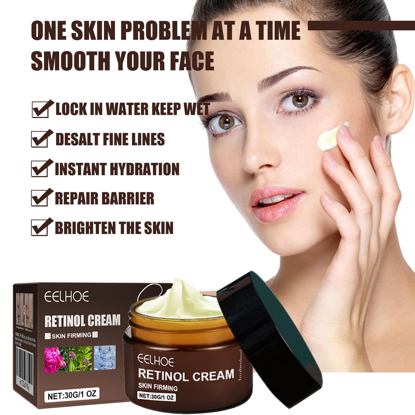 EELHOE Retinol Cream: Anti-Aging, Firming, Brightening & Moisturizing