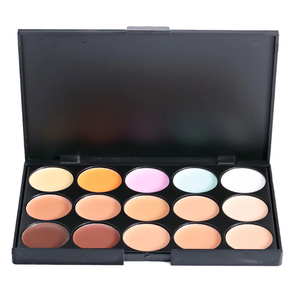 15 Colors Face Concealer Camouflage Cream Contour Makeup Palette Profesional Cosmetics