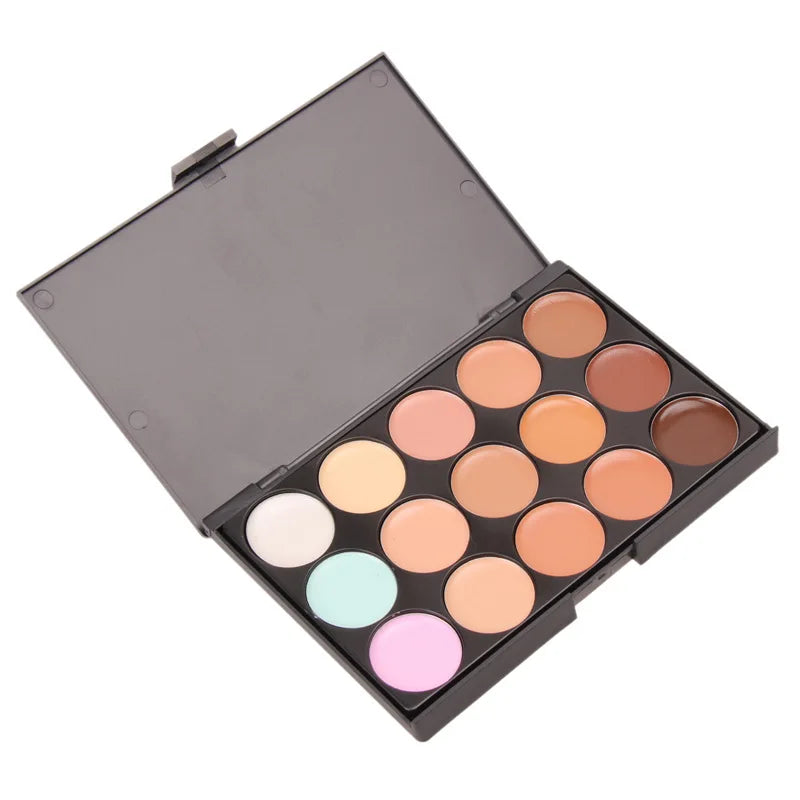 15 Colors Face Concealer Camouflage Cream Contour Makeup Palette Profesional Cosmetics