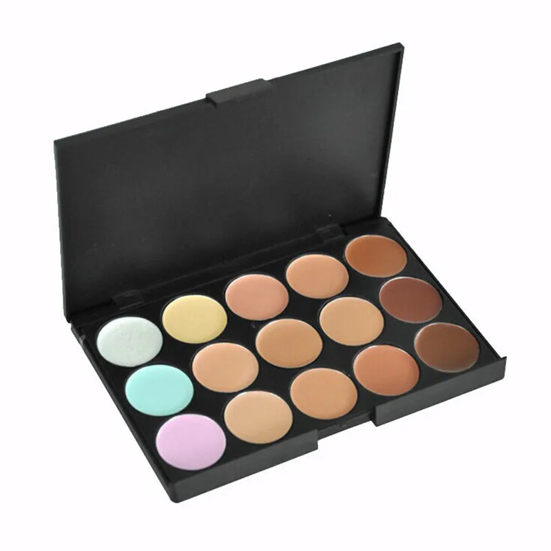 15 Colors Face Concealer Camouflage Cream Contour Makeup Palette Profesional Cosmetics