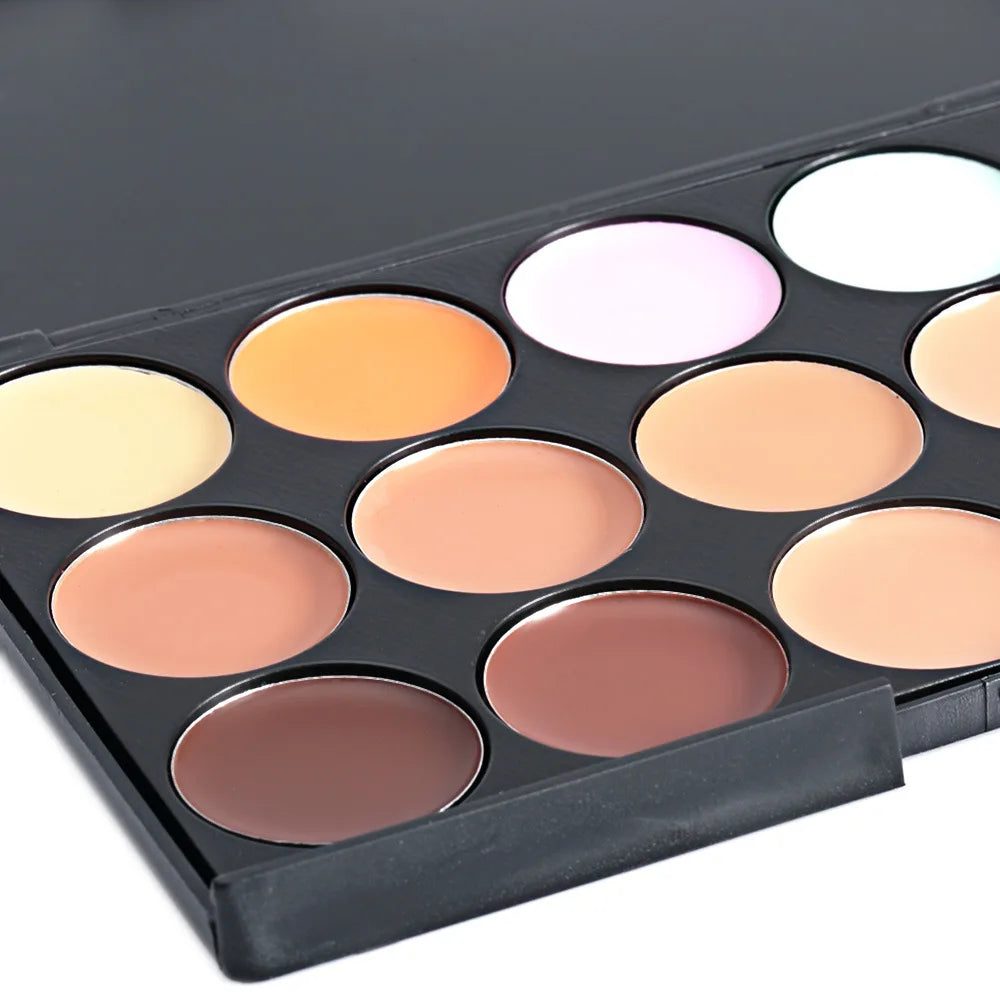 15 Colors Face Concealer Camouflage Cream Contour Makeup Palette Profesional Cosmetics