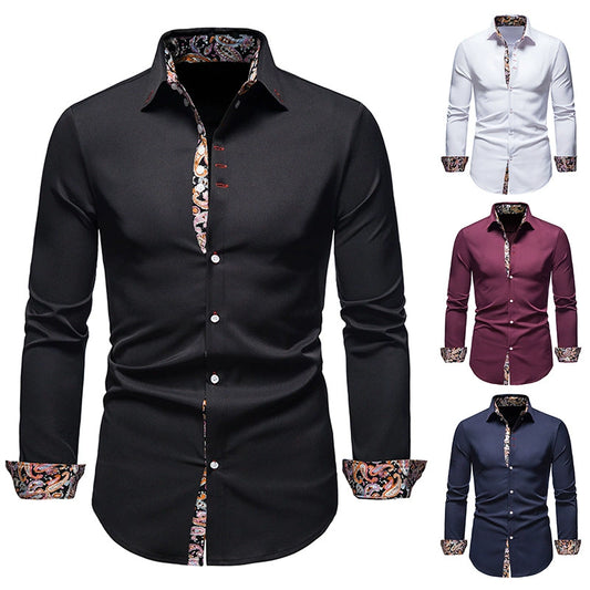 Fashion Vintage Dress Print Shirt