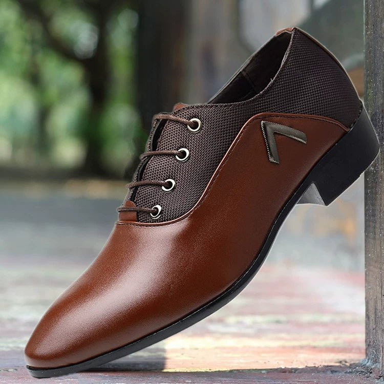 All-Match Boy Korean Style Youth Suit Casual Leather Shoes