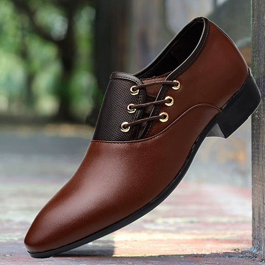 All-Match Boy Korean Style Youth Suit Casual Leather Shoes