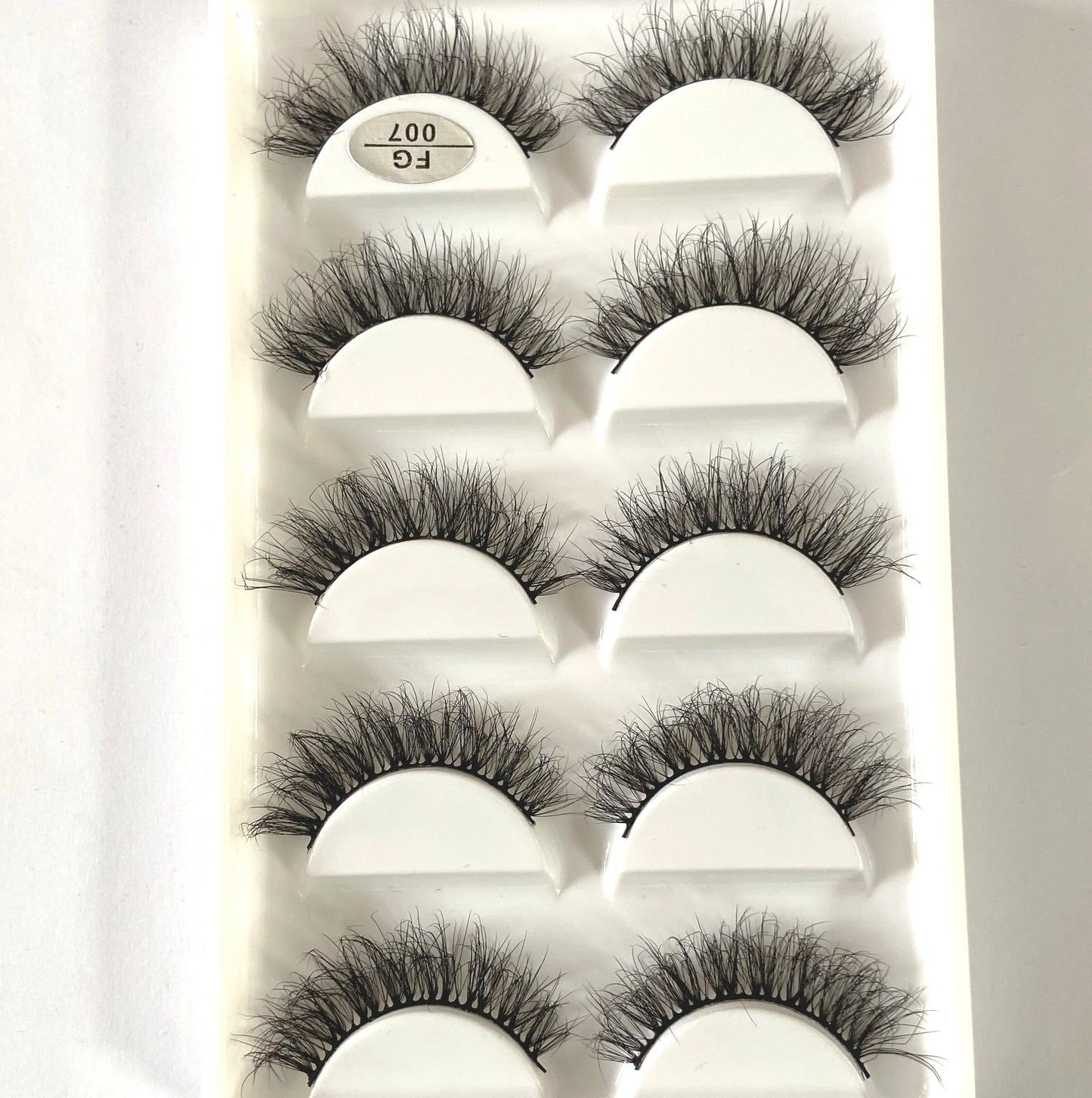 Handmade 3d mink lashes short False Eyelashes Dense Natural Long Messy Eye Lashes Reusable Stage Makeup False Eyelashes