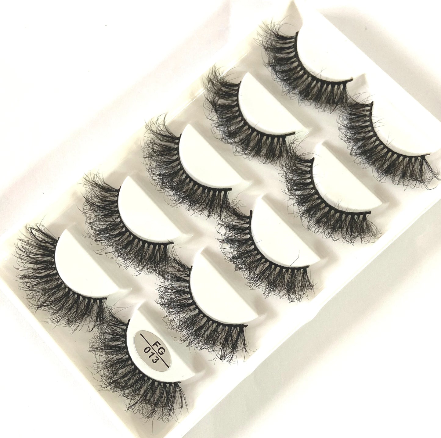 Handmade 3d mink lashes short False Eyelashes Dense Natural Long Messy Eye Lashes Reusable Stage Makeup False Eyelashes