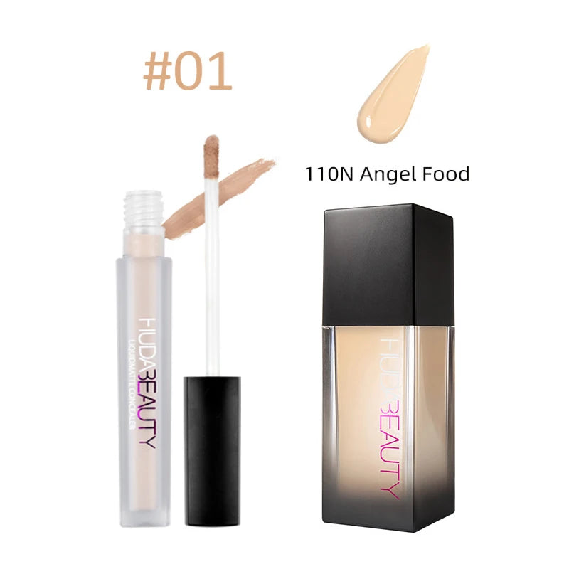 Foundation Matte Concealer Nourishing Long-Lasting Facial Base Makeup Conceale Breathable Cosmetic