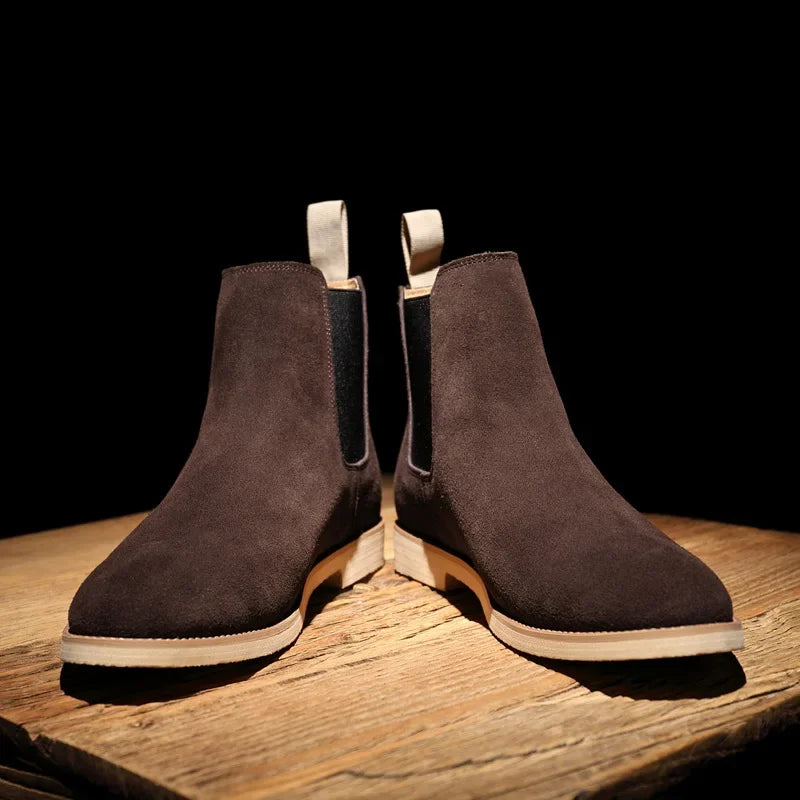 Chelsea Boots Men Pointed Comfortable