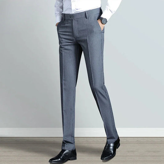 Men Tight Social Tailoring Man Pants