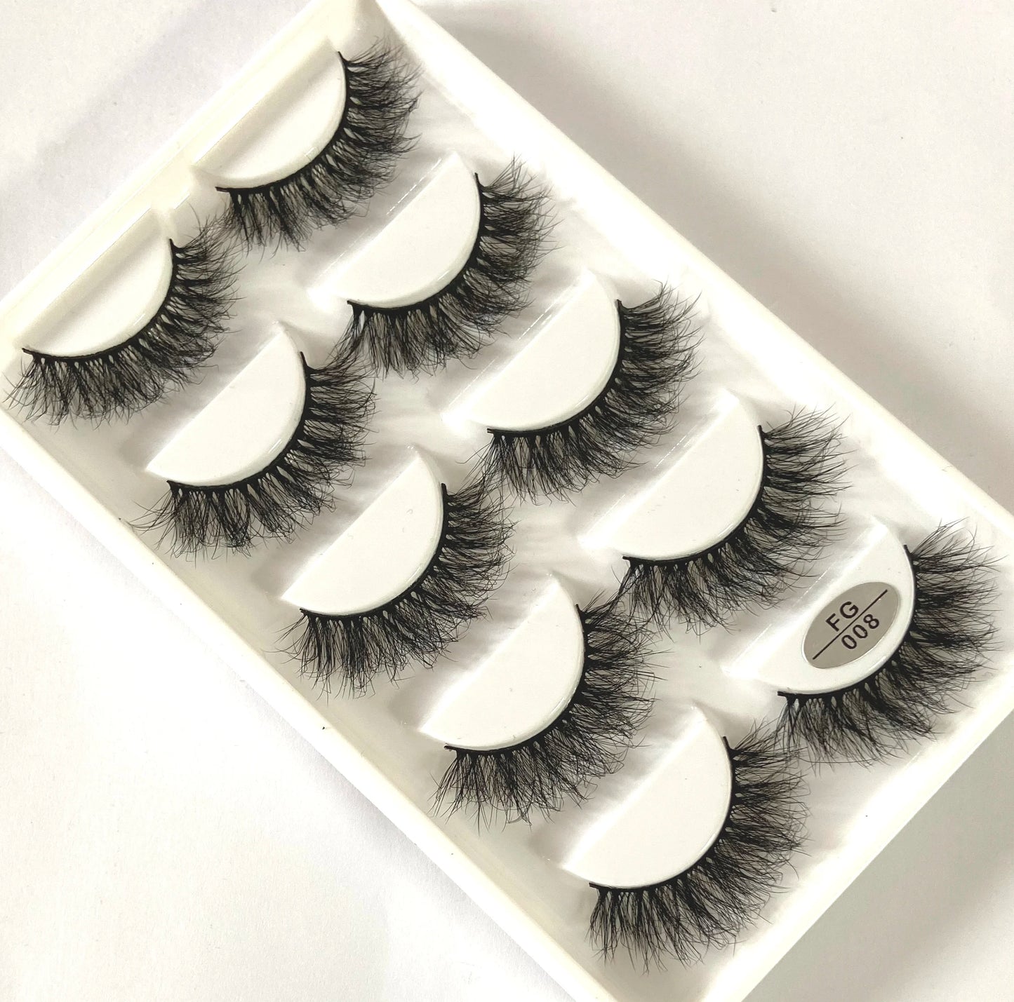 Handmade 3d mink lashes short False Eyelashes Dense Natural Long Messy Eye Lashes Reusable Stage Makeup False Eyelashes