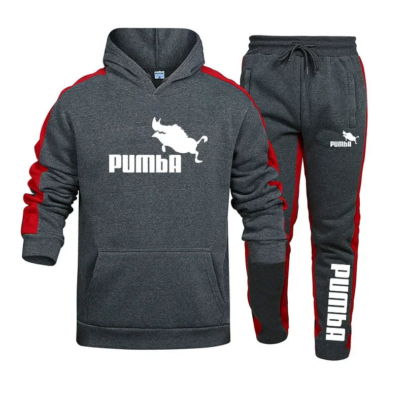 Mens Sweatshirt Suit High Quality Hooded Tracksuit