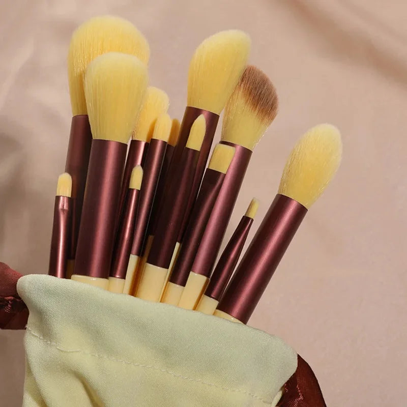 13PCS Soft Fluffy Makeup Brush Set Soft Beauty Eye Shadow Foundation Make-up Rouge Repair Brush Beauty Products Makeup Brush Kit