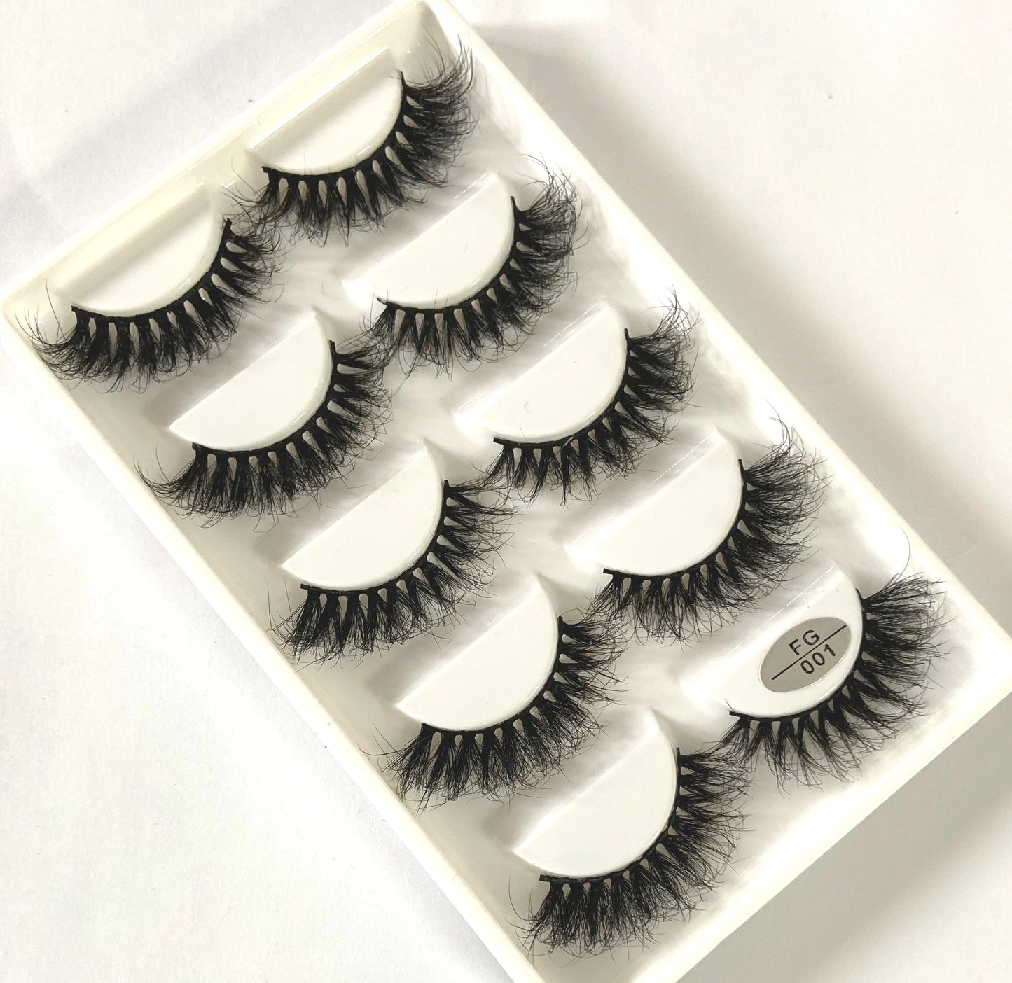 Handmade 3d mink lashes short False Eyelashes Dense Natural Long Messy Eye Lashes Reusable Stage Makeup False Eyelashes