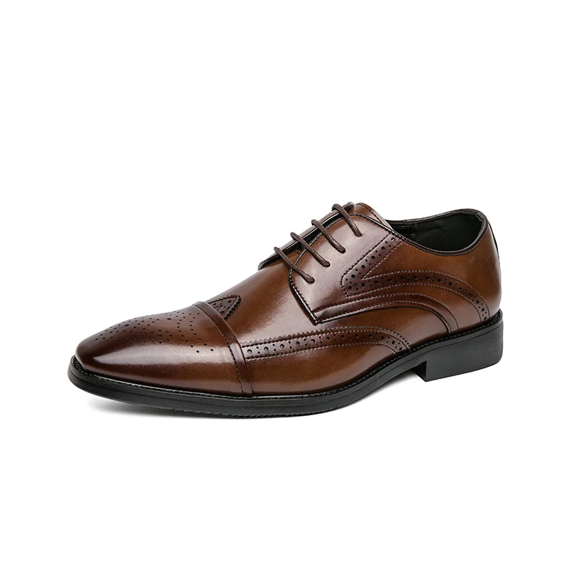 Dress Shoes Men Genuine Leather