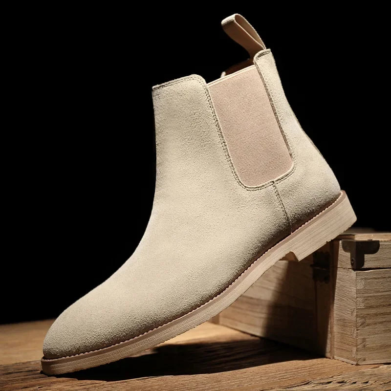 Chelsea Boots Men Pointed Comfortable