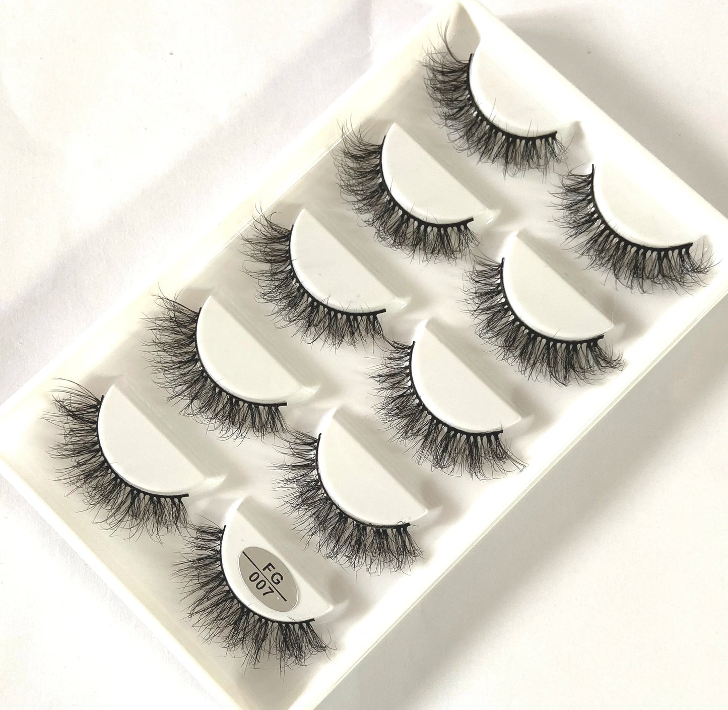 Handmade 3d mink lashes short False Eyelashes Dense Natural Long Messy Eye Lashes Reusable Stage Makeup False Eyelashes