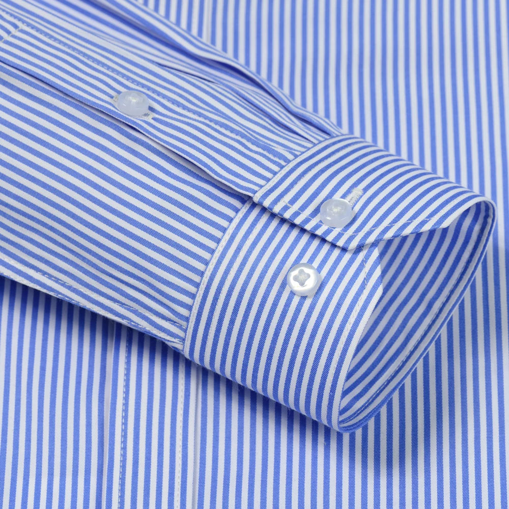 Men's Classic Long Sleeve Solid/striped  Shirts