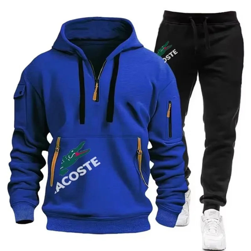 Set Men's Hoodie Fitness Sports Wear