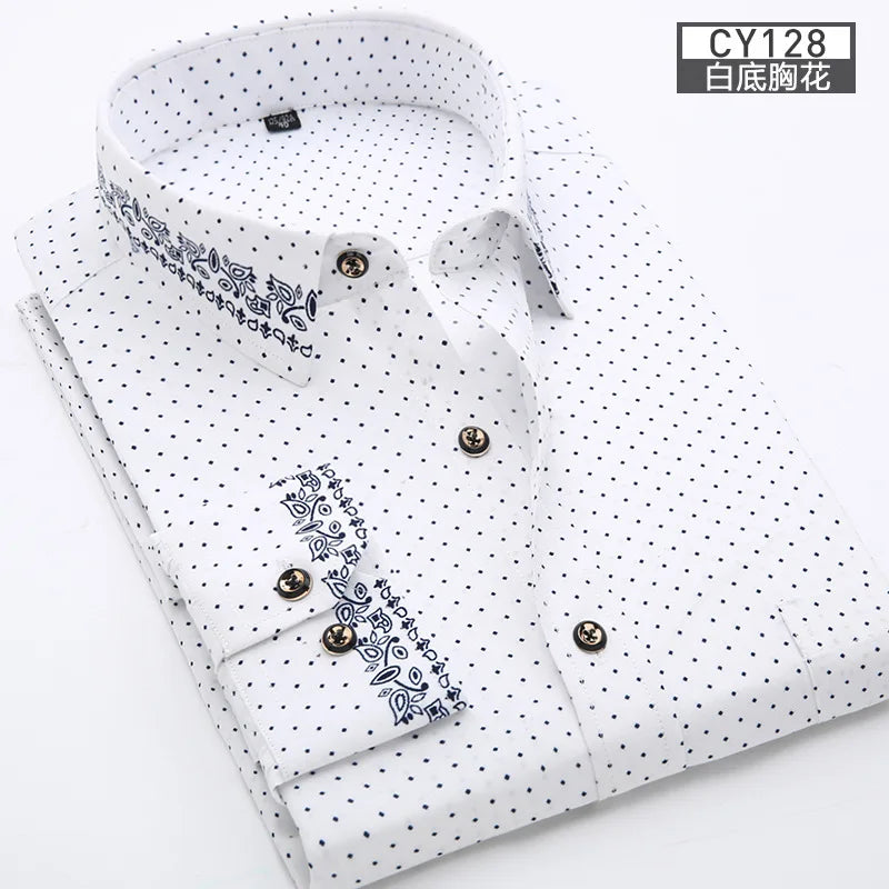 men's shirt Thin long-sleeved