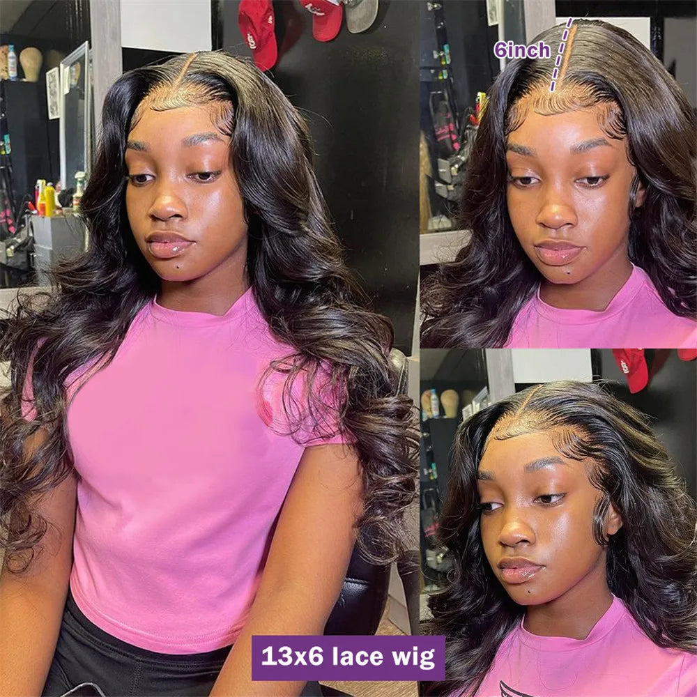 Body Wave Lace Front, Lace Frontal Wig Brazilian Hair For Women