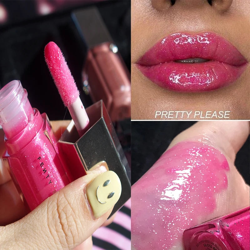 FB Gloss Bomb Cream Heat High Shine Lip Gloss Glitter Moisturizing Plumper Long Lasting Liquid Lipstick 9ml