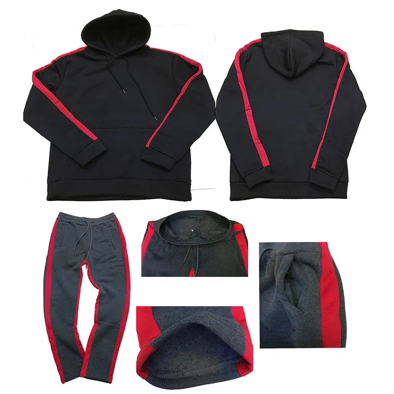 Mens Sweatshirt Suit High Quality Hooded Tracksuit