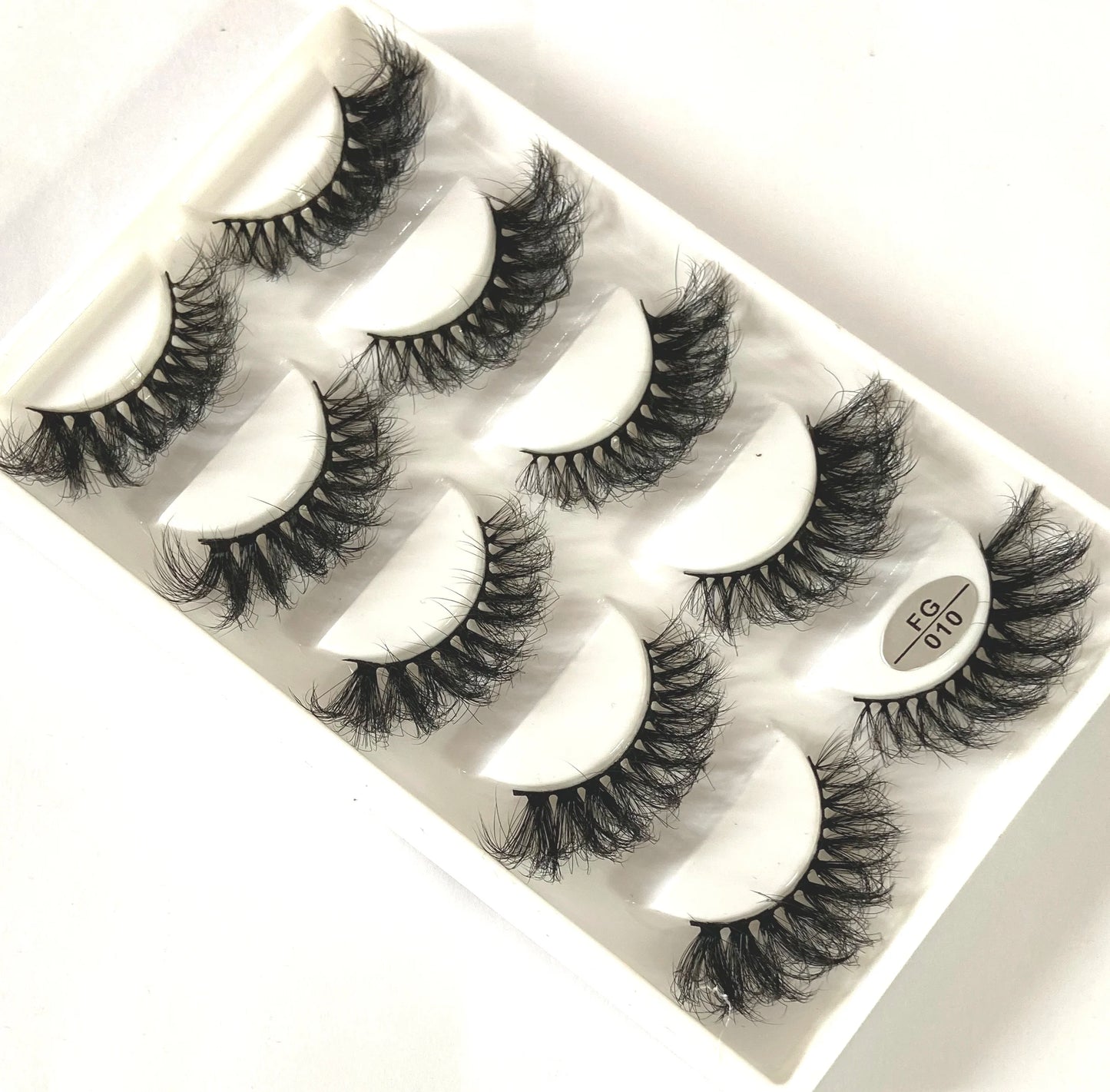 Handmade 3d mink lashes short False Eyelashes Dense Natural Long Messy Eye Lashes Reusable Stage Makeup False Eyelashes