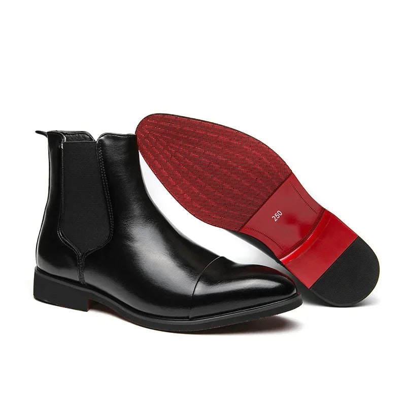 Men's Boots Luxury Brand Leather