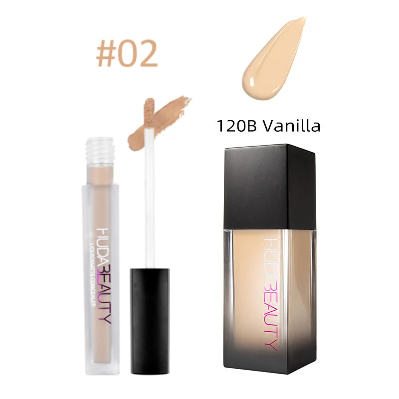 Foundation Matte Concealer Nourishing Long-Lasting Facial Base Makeup Conceale Breathable Cosmetic