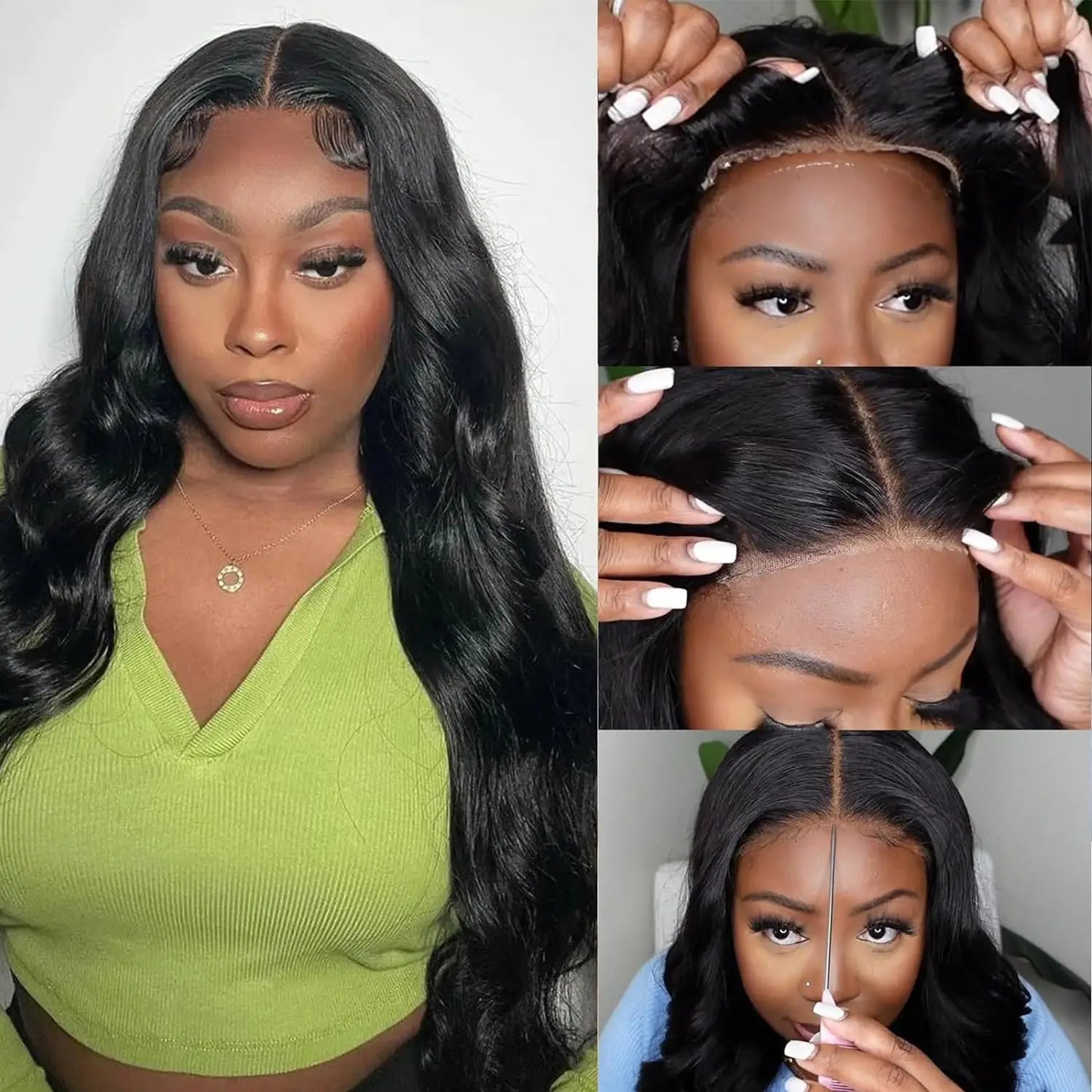 Body Wave Lace Front, Lace Frontal Wig Brazilian Hair For Women