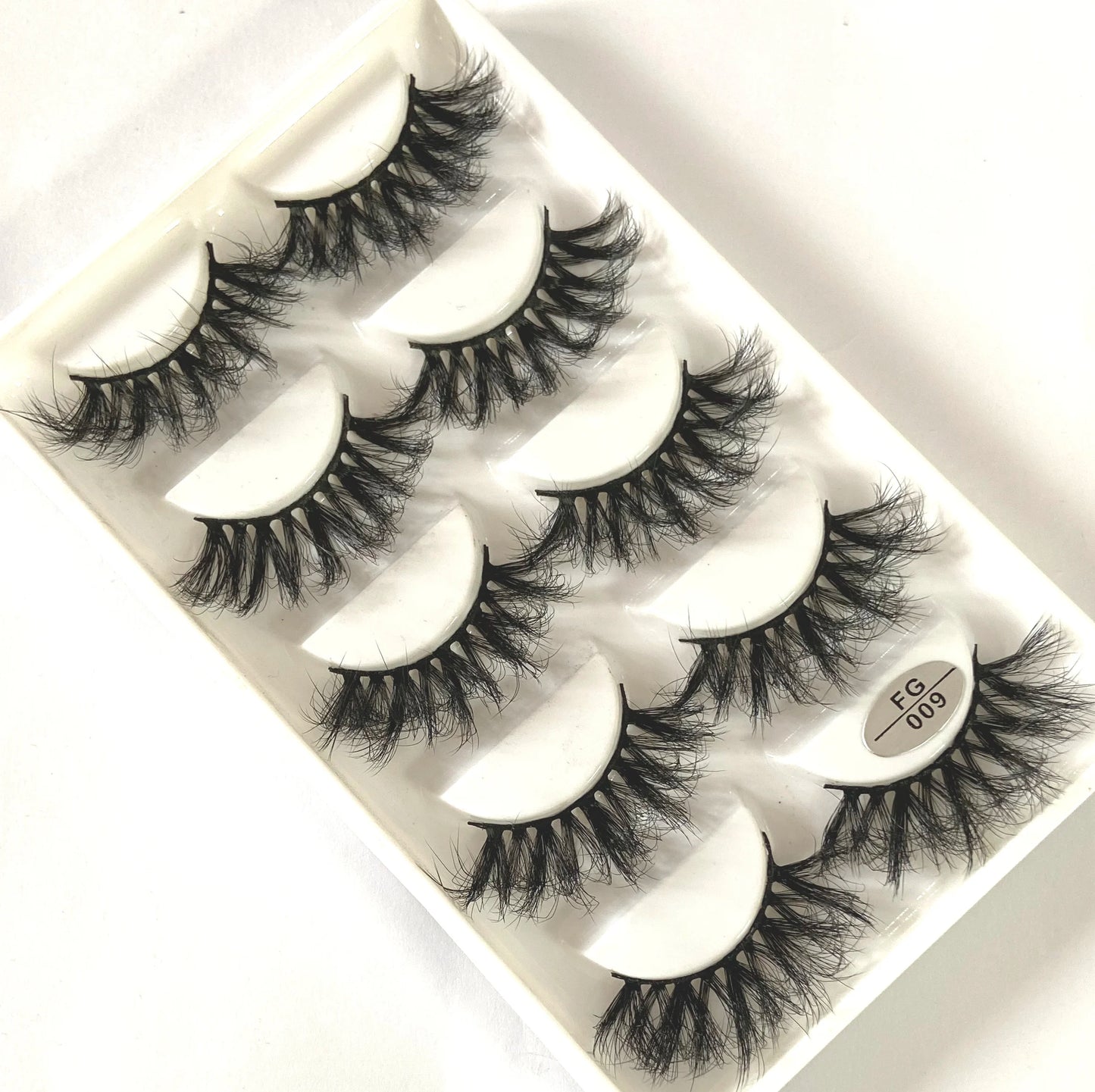 Handmade 3d mink lashes short False Eyelashes Dense Natural Long Messy Eye Lashes Reusable Stage Makeup False Eyelashes