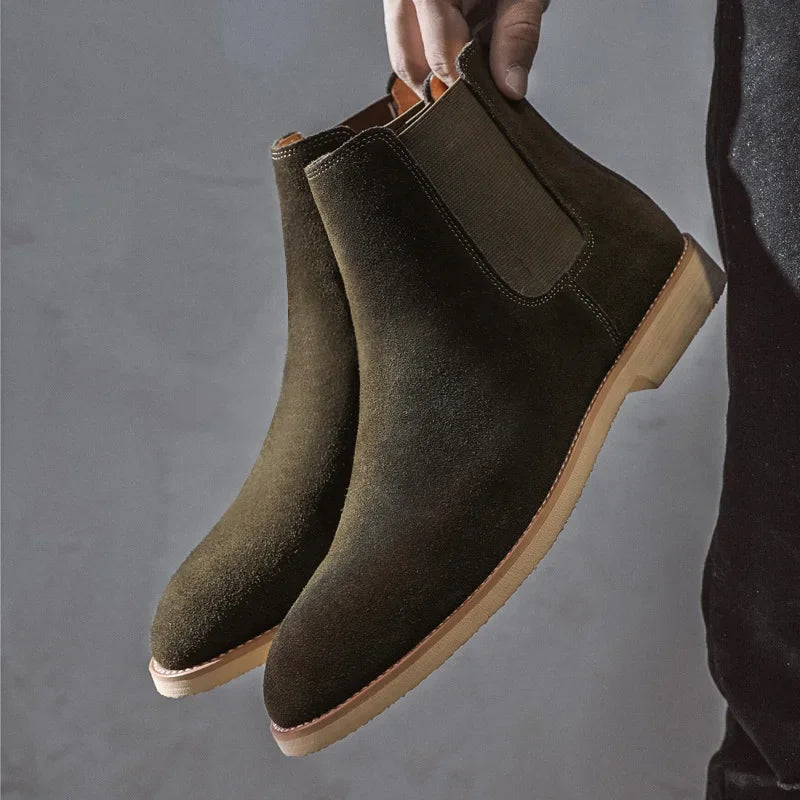 Chelsea Boots Men Pointed Comfortable