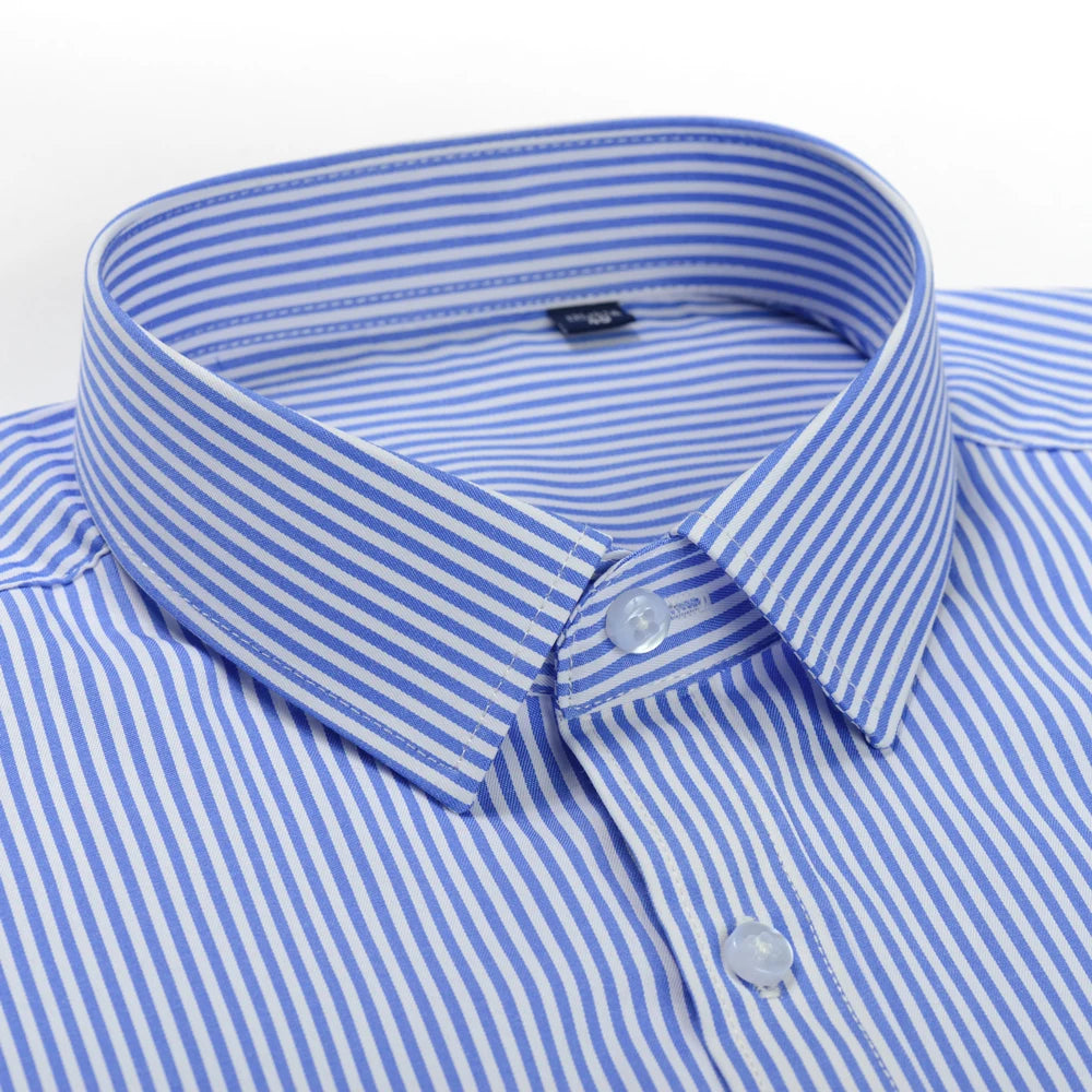 Men's Classic Long Sleeve Solid/striped  Shirts