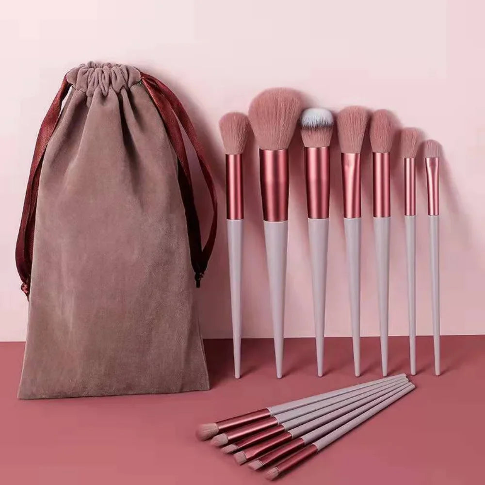 13PCS Soft Fluffy Makeup Brush Set Soft Beauty Eye Shadow Foundation Make-up Rouge Repair Brush Beauty Products Makeup Brush Kit