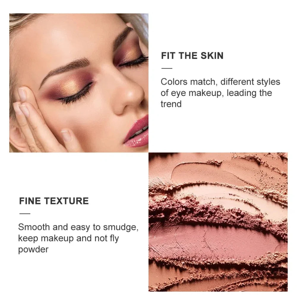 Eyeshadow Palette Professional Makeup Shimmer Matte Eyes Shadow Colorful Sexy High Pigmented Fine Texture Cosmetics