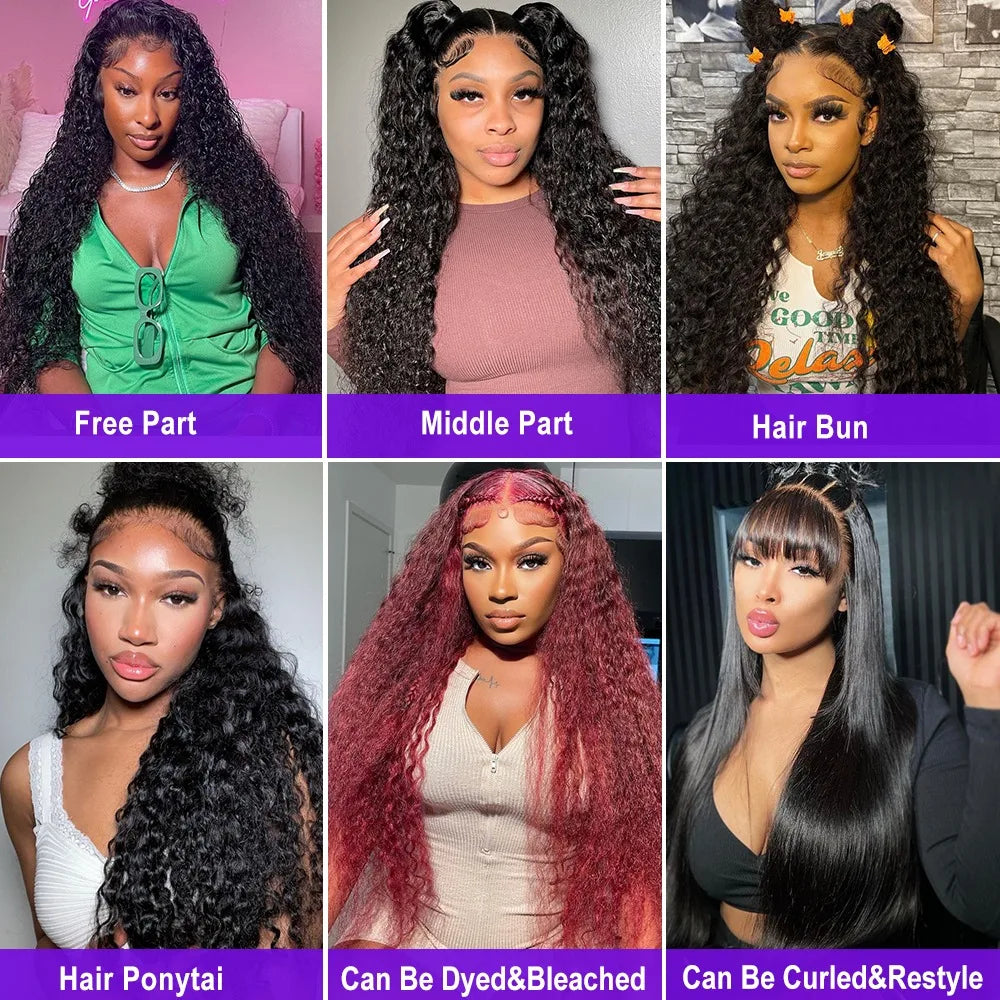 HD Lace Front Wig – High Density Brazilian Curly Human Hair