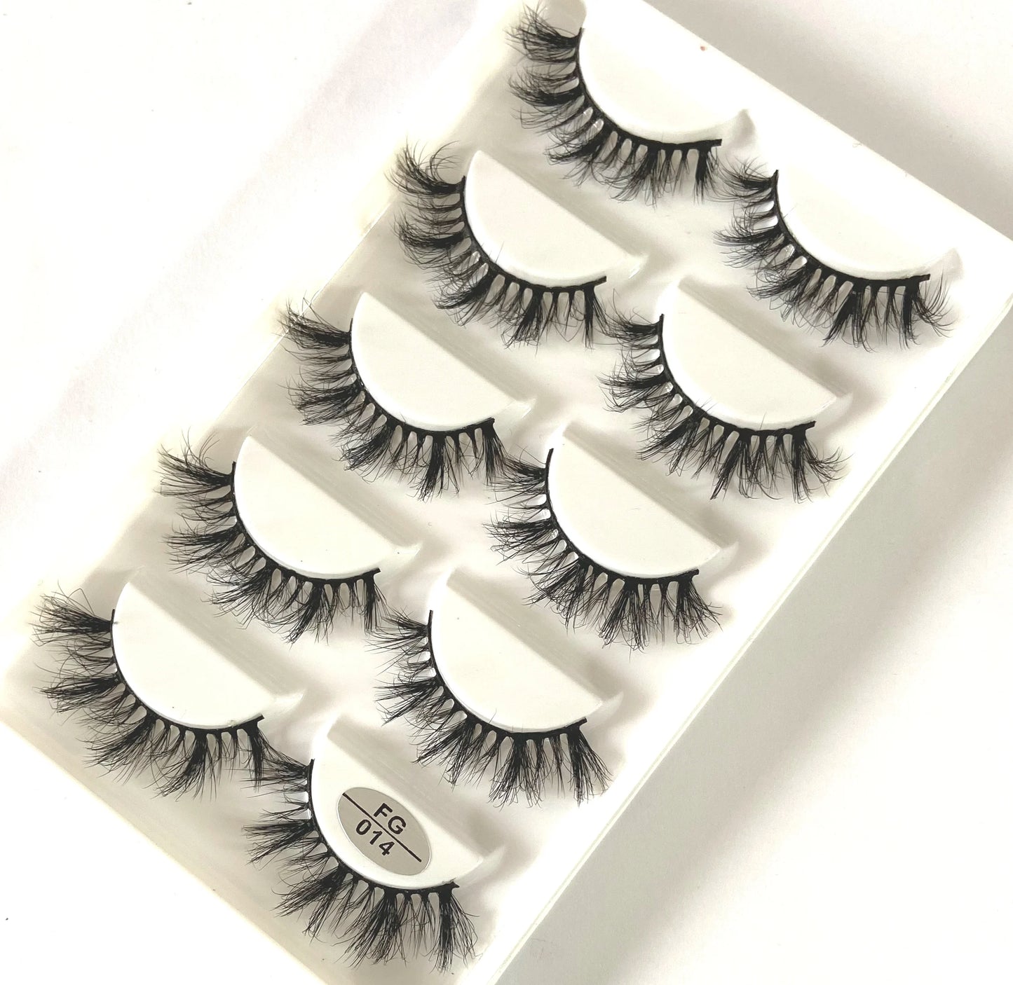 Handmade 3d mink lashes short False Eyelashes Dense Natural Long Messy Eye Lashes Reusable Stage Makeup False Eyelashes