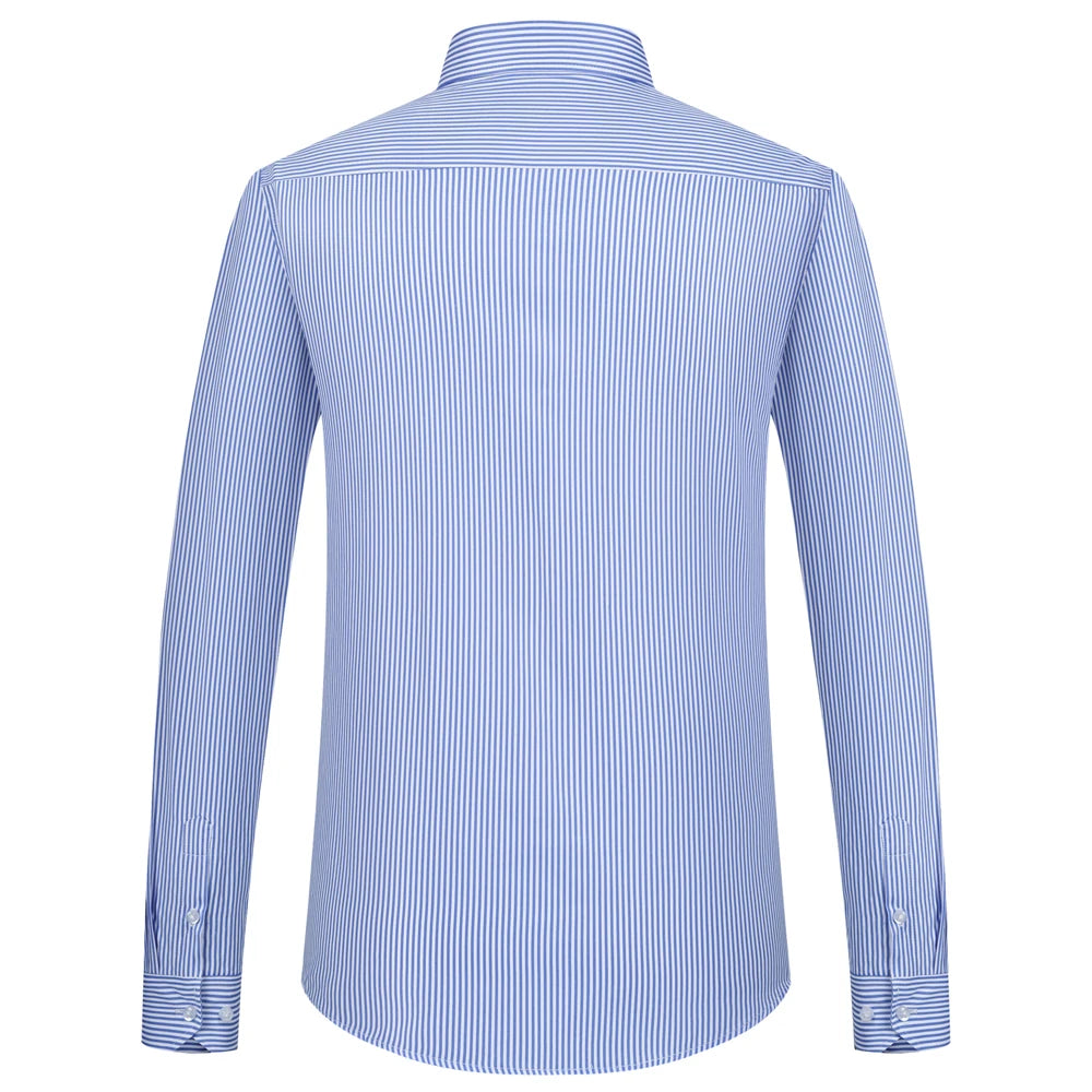 Men's Classic Long Sleeve Solid/striped  Shirts