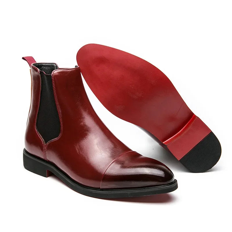 Men's Boots Luxury Brand Leather