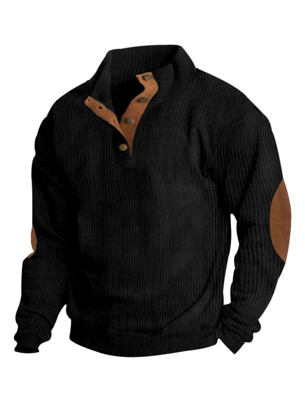 Men's Casual Outdoor Jacket Casual Stand Collar Long Sleeve Sweatshirt